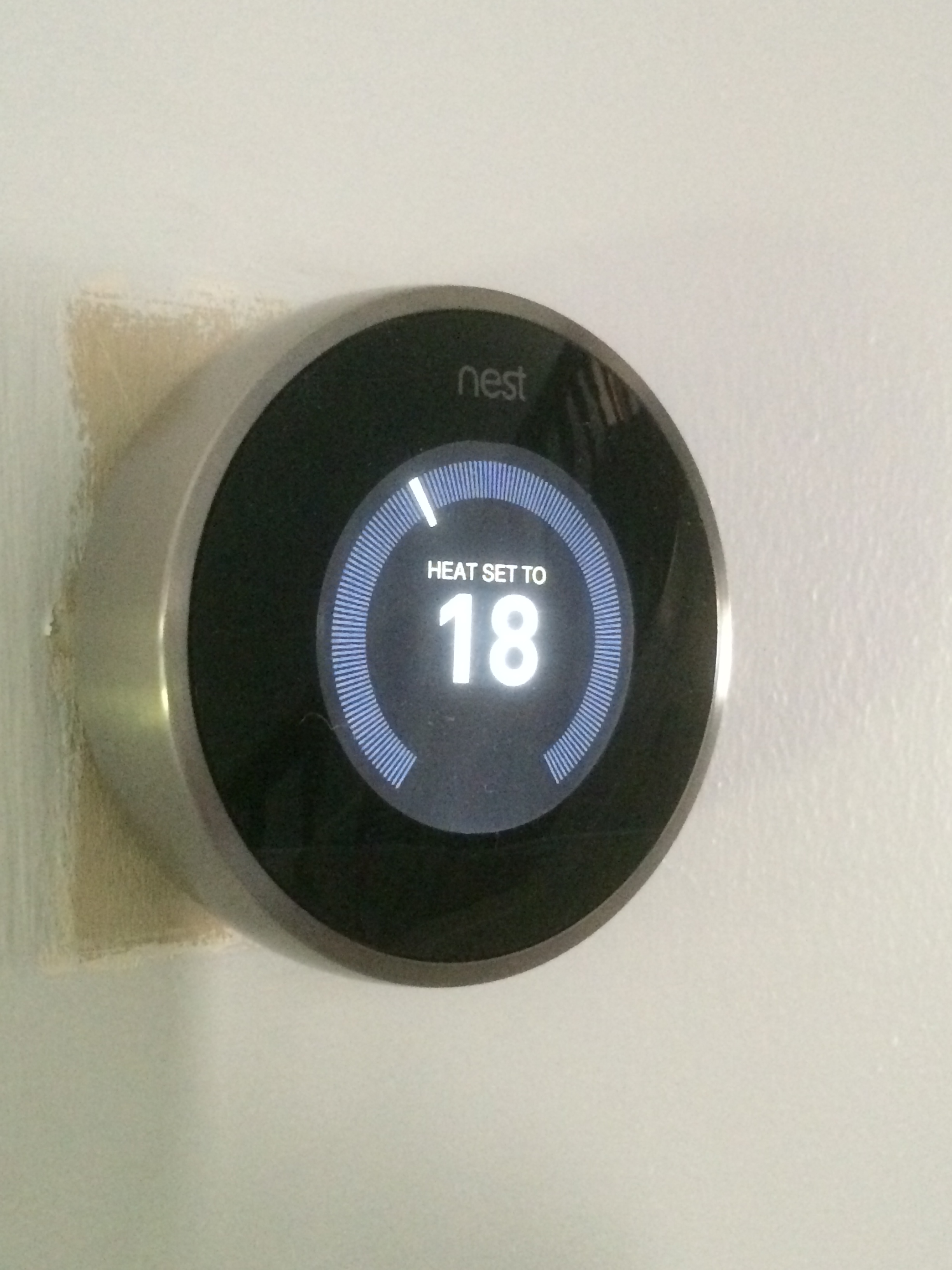 Installation Of A Nest Learning Thermostat In April 2014